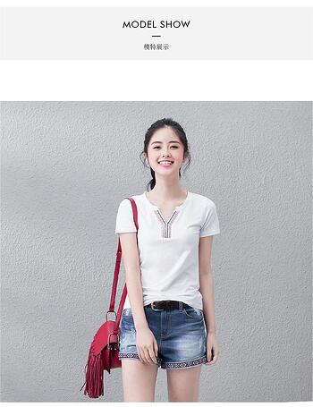 Small V Short Sleeve T Shirt