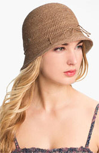 Hat-Helen Kaminski 'Nantale' Packable Raffia Cloche