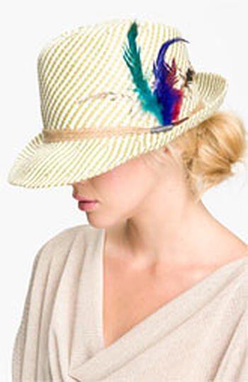 Hat-Michael Stars Feathered Fedora
