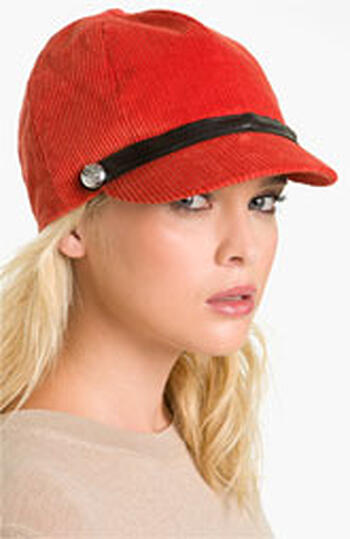 Hat-Lauren Ralph Lauren Corduroy Riding Cap