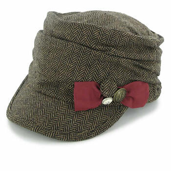 Hat-Grace Ashton - Herringbone Fisherman Cap