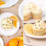Walnut & Orange Cream Cup Cake