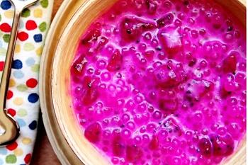 Dragon Fruit Coconut Sago