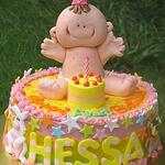 Baby Shower 1st Birthday Cake - I am a Boy