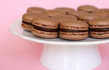 Chocolate Macarons