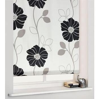Jessica Roller Blind -Cream and Black