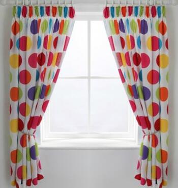 ColourMatch Kids' Spot Curtains