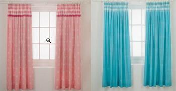 Chad Valley Curtains (Blue/Pink)