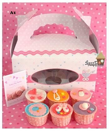 Cup Cake for Full Moon -Baby Girl (Min 10 Boxes)