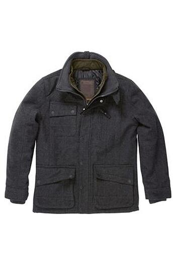 Grey Wool Double Layer