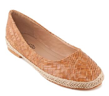 Nikki Weaved Espadrille Flats