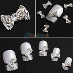 Manicure Metal Bow Tie