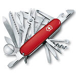 Swiss Army 53501 Red Large Champ Victorinox Multi Tool Knife Set Camping Blades
