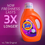Tide Plus Febreze Freshness HE Liquid Laundry Detergent, Spring & Renewal, 92 Fl Oz