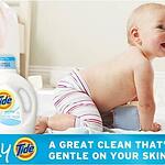 Tide 2X Ultra Free Liquid Laundry Detergent for High Efficiency Machines, 100 fl oz