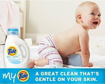 Tide 2X Ultra Free Liquid Laundry Detergent for High Efficiency Machines, 100 fl oz