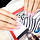 Pink Zebra Nail Sticker
