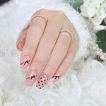 Ribbon Tie Nail Patch-X'mas Gift
