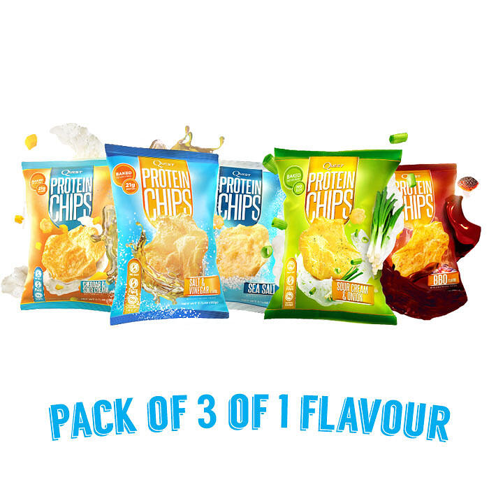 Quest Protein Chips Bundle Pack of 3