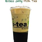 Grass Jelly Milk Tea 嫩仙草冻奶茶 Share to friend to claim and get 1 free drink @error