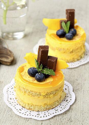 Mango Pudding Cake