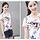 Elephant Printing Short Sleeve T Shirt