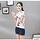 Elephant Printing Short Sleeve T Shirt