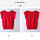 Red Blouse With Short Sleeve