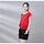 Red Blouse With Short Sleeve