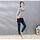 Grey Blouse With 3/4 Sleeve