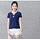 Small V Short Sleeve T Shirt - Blue S