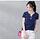 Small V Short Sleeve T Shirt - Blue S