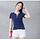 Small V Short Sleeve T Shirt - Blue M