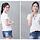 Small V Short Sleeve T Shirt -White S