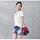 Small V Short Sleeve T Shirt -White S